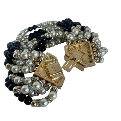 A Vintage Christian Dior Statement Bracelet and Earrings