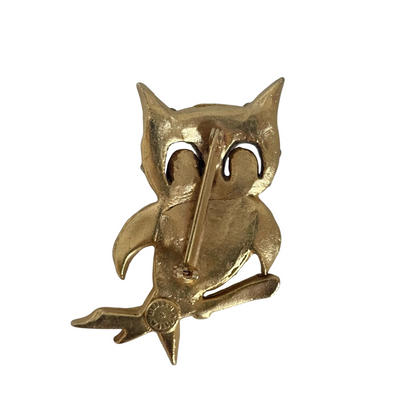 A Vintage Butler & Wilson Owl Brooch