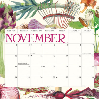 Emma Bridgewater Kitchen Garden Wall Calendar 2025