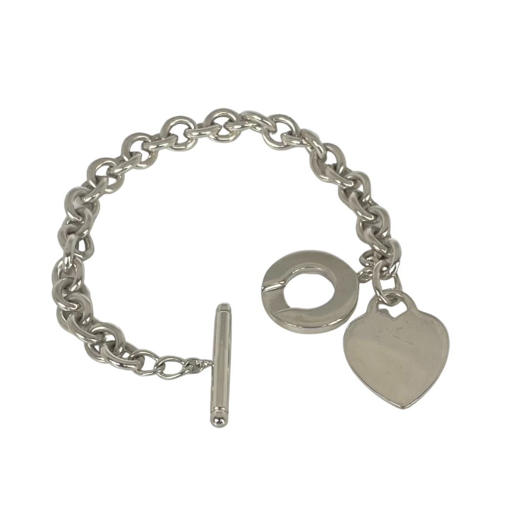 Authentic TIFFANY & CO Heart Tag Toggle Bracelet