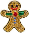 A Butler & Wilson Gingerbread Man Brooch