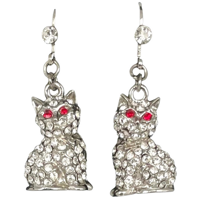 A Vintage Butler & Wilson Cats Necklace AND Matching Earrings