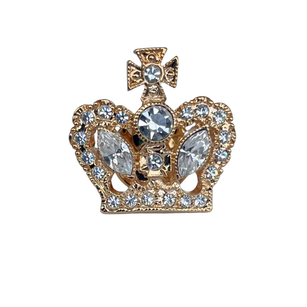 A Vintage Butler & Wilson Small Royal Crown Brooch - Annabel James