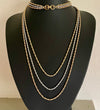 A Vintage Grossé (Dior) Triple Chain Long Necklace