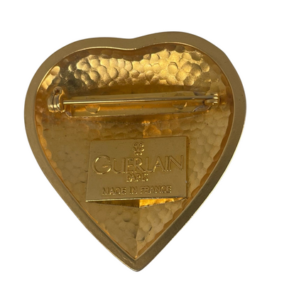 A Vintage Guerlain Paris Heart Brooch