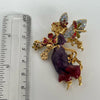 A Vintage Kirks Folly Fairy Dragonfly Brooch