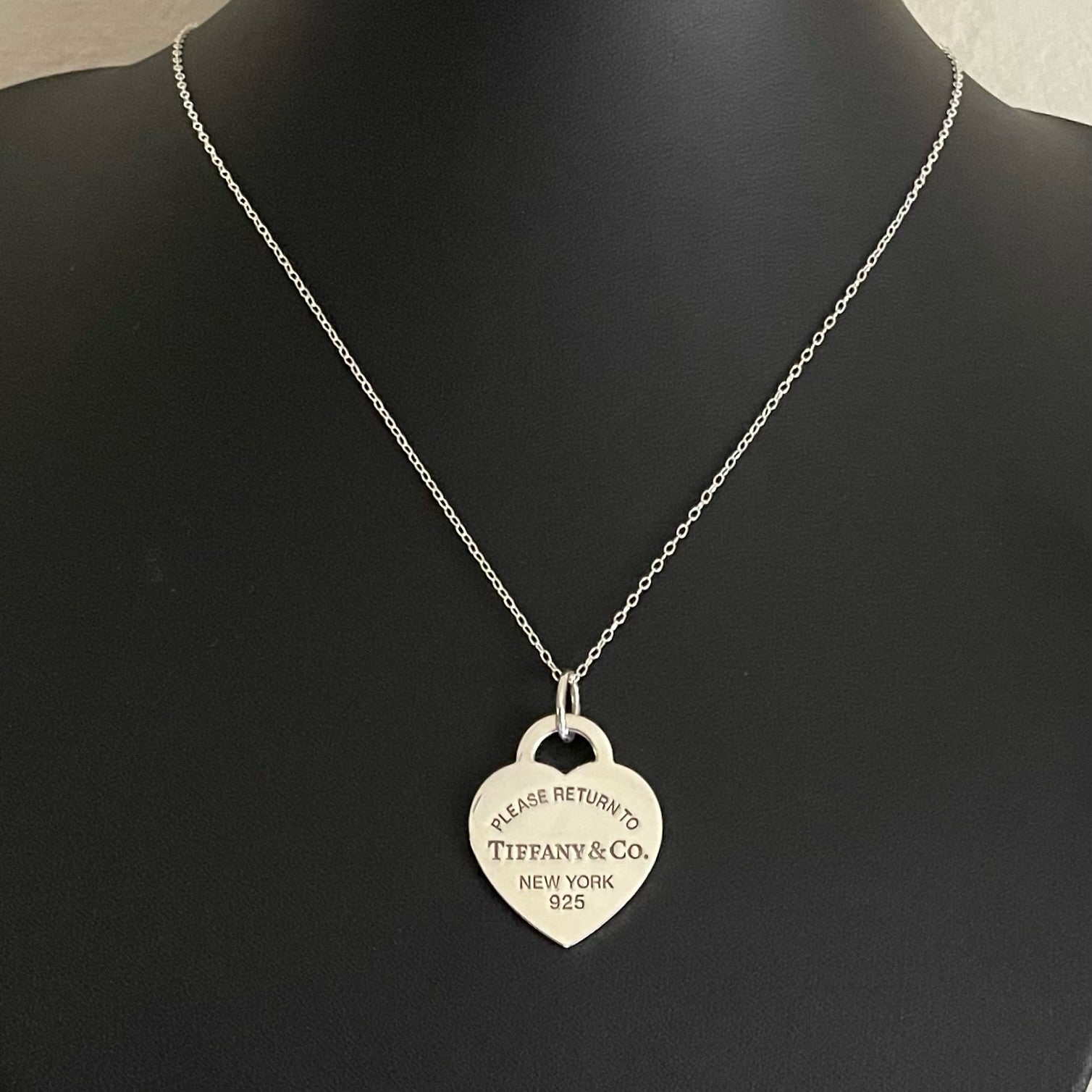 TIFFANY&Co Return to Tiffany large heart tag buy necklace