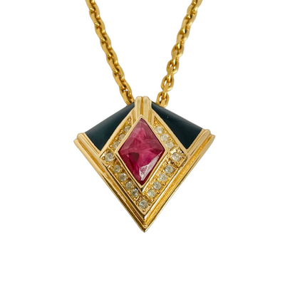 A Christian Dior Vintage Necklace in Art Deco Style