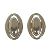 A pair of Vintage Christian Dior Large Clip-On Earrings