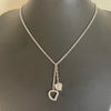 A Vintage Yves Saint Laurent Sterling Silver Necklace in Presentation Box