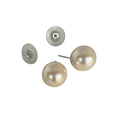 A pair of Vintage Christian Dior Faux Pearl Stud Earrings