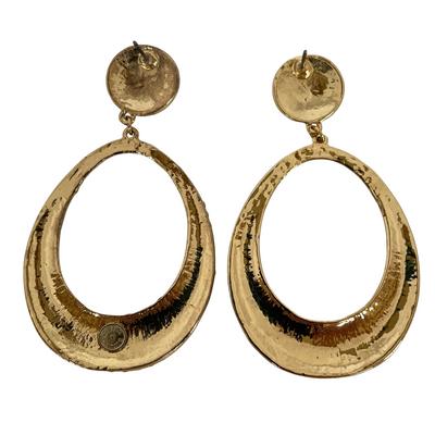 A Pair of Butler & Wilson  Large Hoop Earrings for Pierced Ears