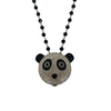 A Vintage Butler & Wilson Long Necklace with Panda Pendant/ Compact Mirror